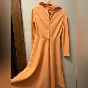 Perfect Vintage Yves Jennet Peach Dress
